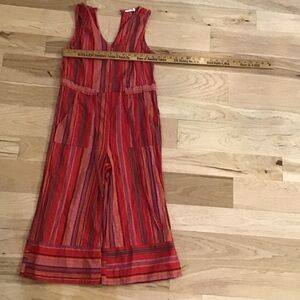 Lush stripped jumpsuit size small